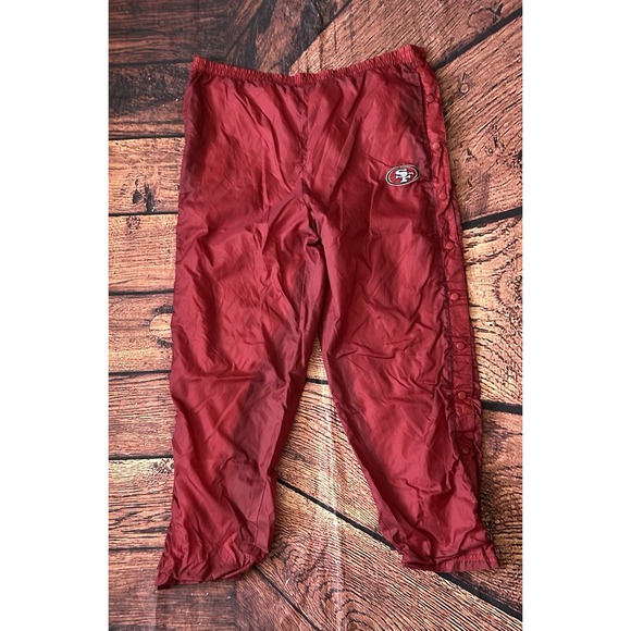SF 49ers NFL First Down Men's Breakaway Track Sports Pants XL VTG Rare - Picture 1 of 16